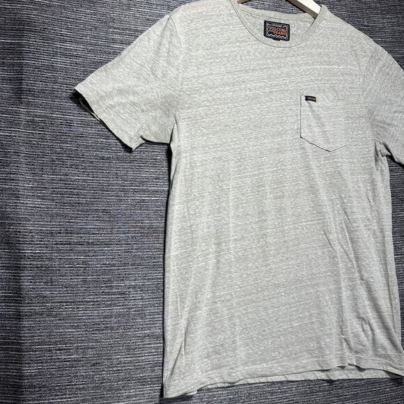 Volcom Jeans Shirt Men's M Green Short Sleeve Pocket - Picture 4 of 13